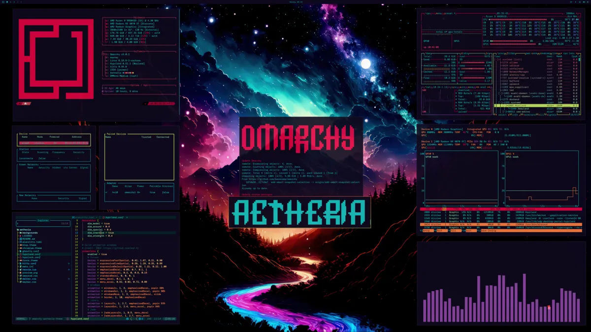 Aetheria theme screenshot