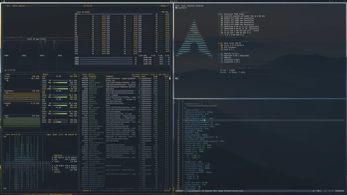 Blue Ridge Dark theme screenshot